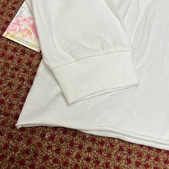 BNWT • Juicy Couture - 'Choose Juicy' Long-Sleeve Crop Top (2XL) - Picture 5 of 5